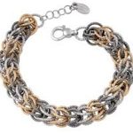 gold and silver bracelet